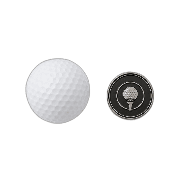 Magnetic Ball Markers — Two, seated in the body